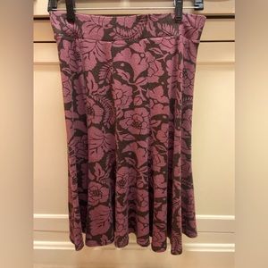 Beautiful Boden brown and pink floral skirt size US4 (UK8)